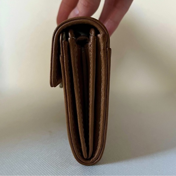 Givenchy Buckle Snap Leather Long Wallet - Picture 9 of 17